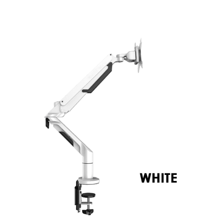 Single Monitor Mount - White