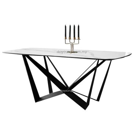 SKORPIO (180/200/220cm Ceramic/ Faux Marble/ Sintered Stone) Dining Table (replica)