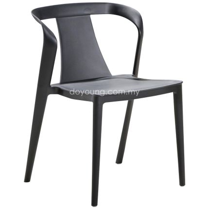 RAUM (Black) Stackable Armchair