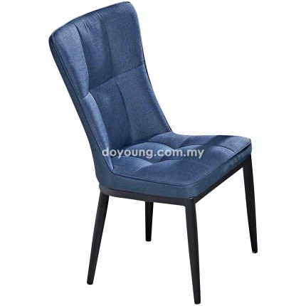 SNEHA II (Fabric - Blue) Parsons Chair