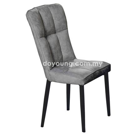 SNEHA (Microfibre - Dark Grey) Parsons Chair