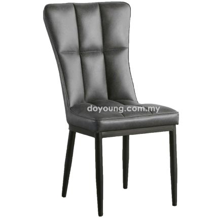 SNEHA (Leathaire - Dark Grey) Parsons Chair*