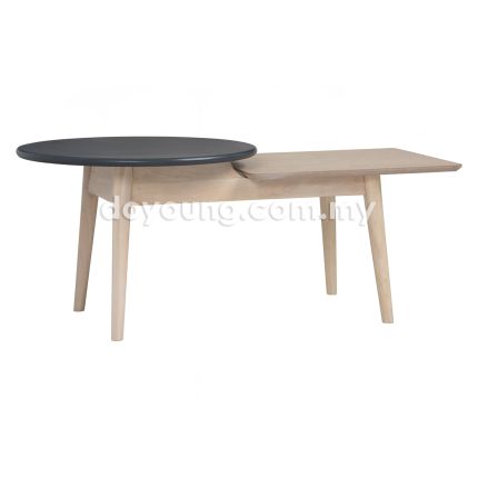 SOARE (106x60cm Whitewash) Coffee Table