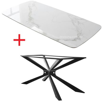 SPYDER (220cm Ceramic - White) Dining Table (replica)