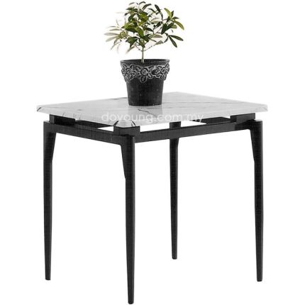 MIA (50H56cm) Side Table with Faux Marble Top
