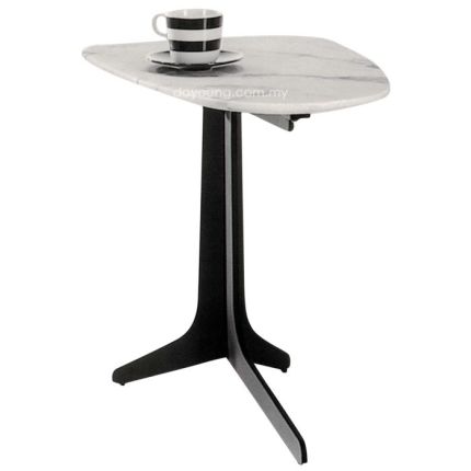 ROSCOE II (61H54cm) Side Table with Faux Marble Top