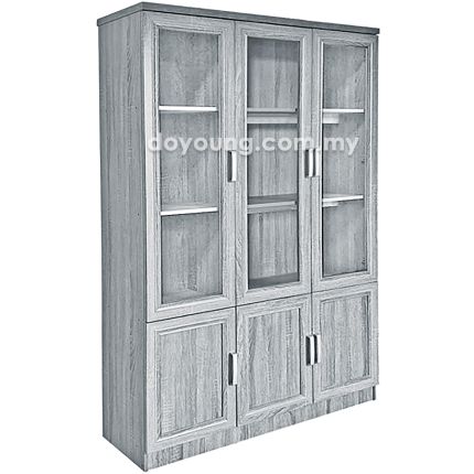 STACIA (116H184cm Grey) Bookcase (PG ONLY)