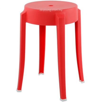 GILBERT (Red) Stackable Stool