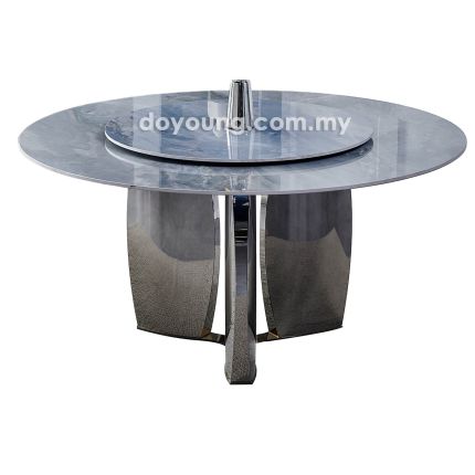 STERLLING (Ø150cm Ceramic) Dining Table with Lazy Susan