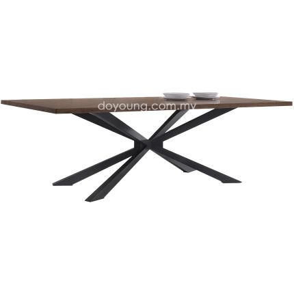 SPYDER II (240x110cm T40mm Rubberwood) Dining Table (replica)