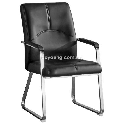 LIVVY (Faux Leather) Medium Back Visitor Chair