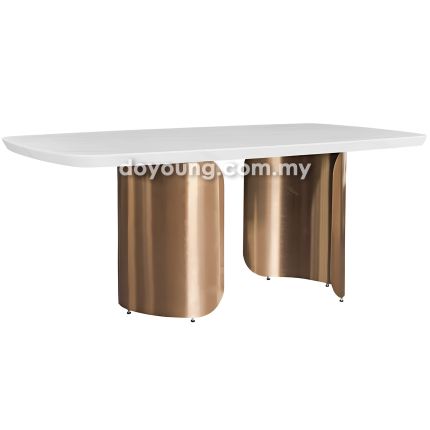 CARONA (180/210cm Rose Gold) Dining Table