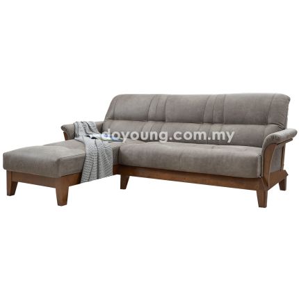 TAIVAN (243cm Faux Leather) L-Shape Sofa 