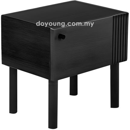 TAKKA (40H45cm Rubberwood - Black) Side Table (CUSTOM)