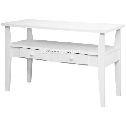 GIDEON (123x46cm White) Console Table