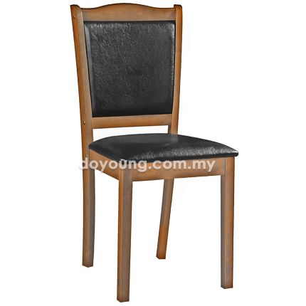 TASSYA II (Faux Leather, Walnut) Side Chair