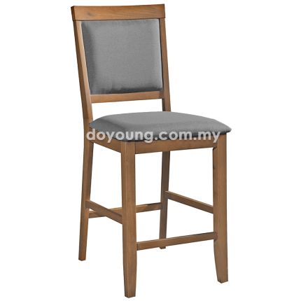 TASSYA III (SH61cm - Fabric, Walnut) Counter Chair