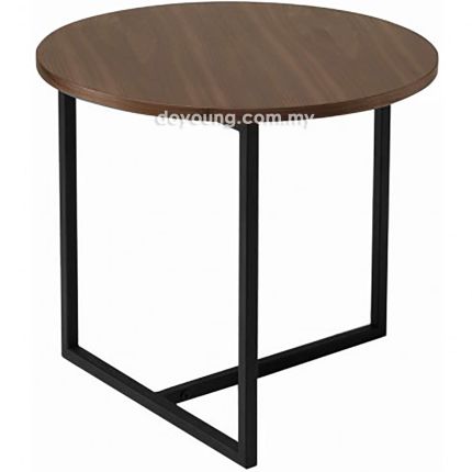 TEENA (Ø46H43cm Walnut) Side Table 