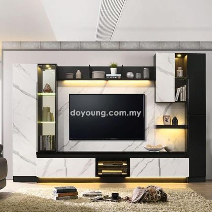 TENYSI (310x45H210cm) Freestanding TV Cabinet Set