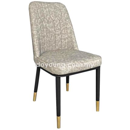 THEA III (Faux Leather - Grey) Side Chair