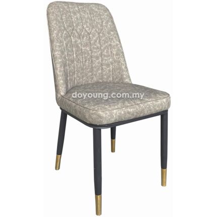 THEA III (H93cm Leathaire - Grey) Side Chair
