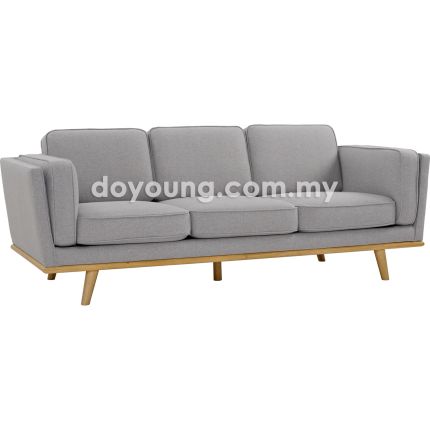 TIMBER (217cm Light Grey) Sofa