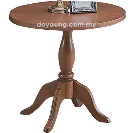 TOBERTA (Ø60H55cm Walnut) Side Table