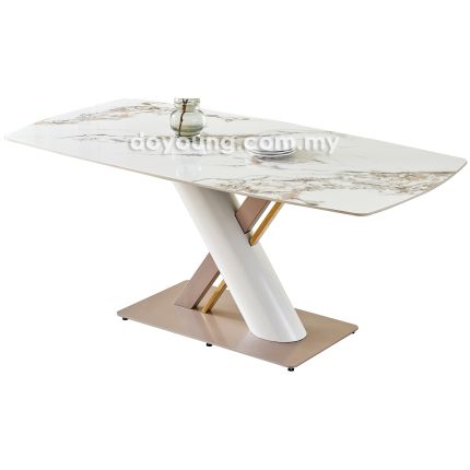 TREVON II (180x90cm Ceramic) Dining Table (SA SHOWPIECE)