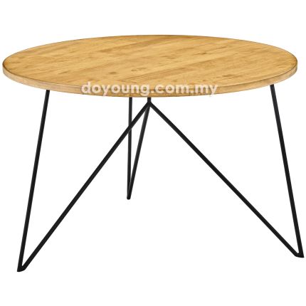 MAXENCE+ (Ø70cm Rubberwood - Yellow Oak) Coffee Table (CUSTOM)