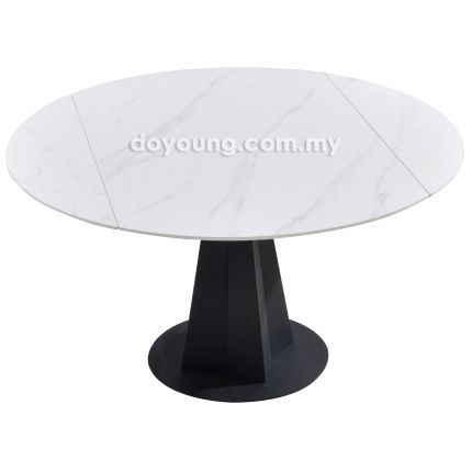 TROLUS (Ø75->135cm Ceramic) Expandable Dining Table