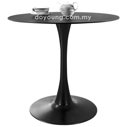 TULIP VI (Ø60/80cm Sintered Stone - Black) Tea Table (replica)