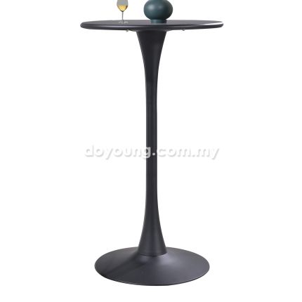 TULIP (Ø60H106cm Black) Bar Table 