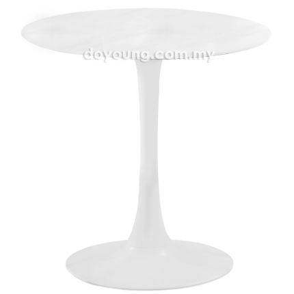 TULIP VI (Ø80cm Ceramic, White) Tea Table (replica)