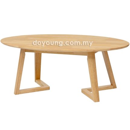 TWIST II (Oval120x60cm Rubberwood) Coffee Table
