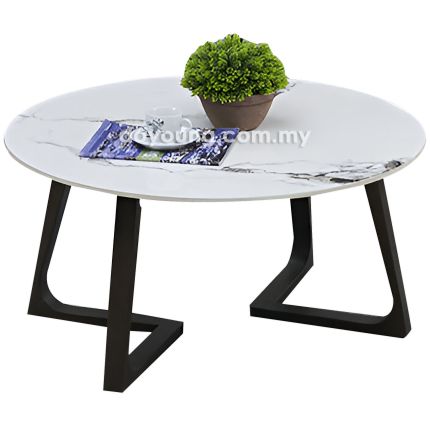 TWIST V (Ø90cm Ceramic) Coffee Table