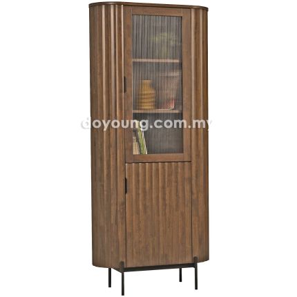 TYRONE (90H210cm Rubberwood) Cabinet