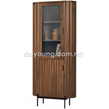 TYRONE (90H210cm Rubberwood) Cabinet