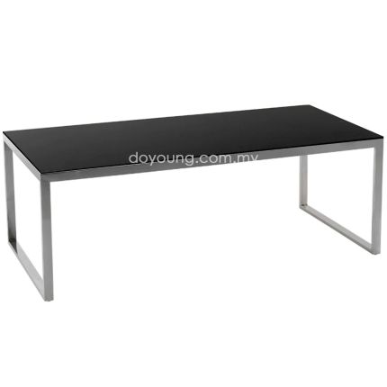 SILVAN (120x60cm) Coffee Table with Glass Top
