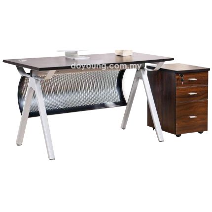 KEONI II (140x60cm) Working Desk with Pedestal