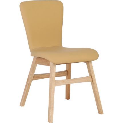 VALLEY Side Chair-Oak-Orange