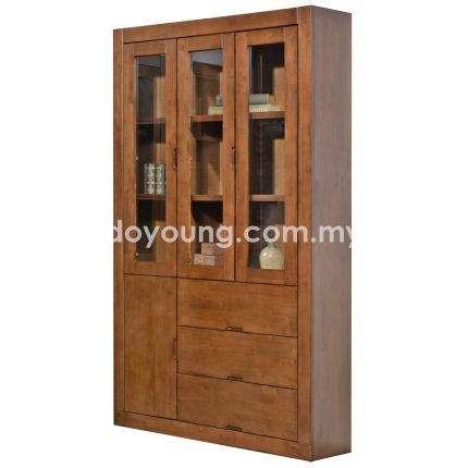 DREYER (120H212cm Walnut) Display Cabinet