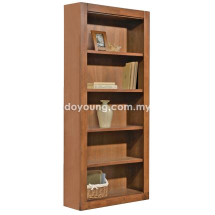DREYER (83H212cm Walnut) Open Bookcase