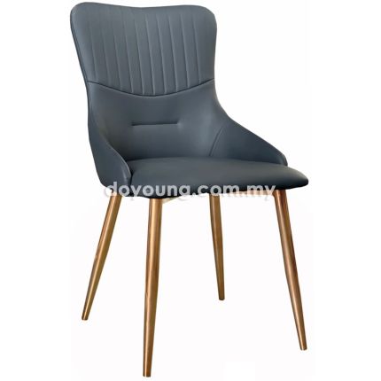 WAQIL II (Grey - Rose Gold) Side Chair
