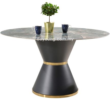WAVINO (Ø135cm Green - Sintered Stone) Dining Table 