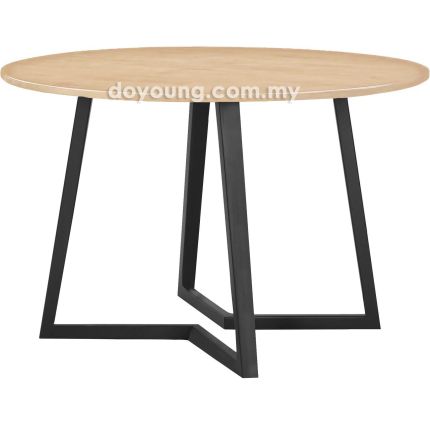 TWIST+ IV (Ø120cm Rubberwood - WhiteWash) Dining Table (CUSTOM)