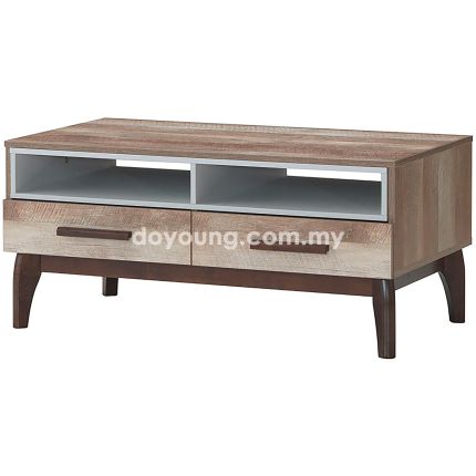 WENOPA (100x60cm) Coffee Table with 2 Drawers