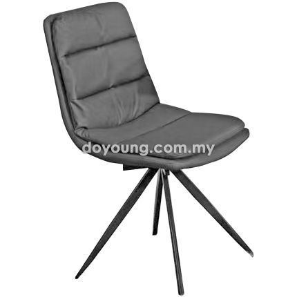WESSON II (Faux Leather - Grey) Side Chair