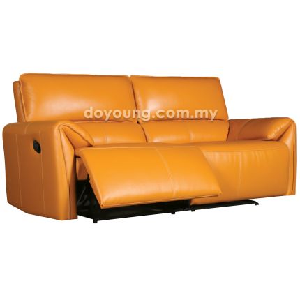 WHARTON (204cm Fabric/Leather) Recliner Sofa (CUSTOM)