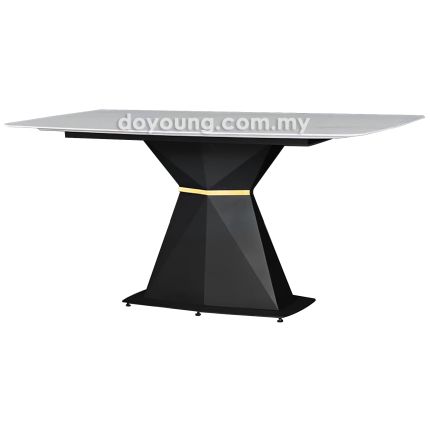CORREY (160x90cm White) Ceramic Dining Table 