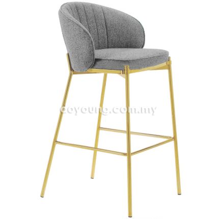 SVEA (SH76cm Gold) Bar Chair